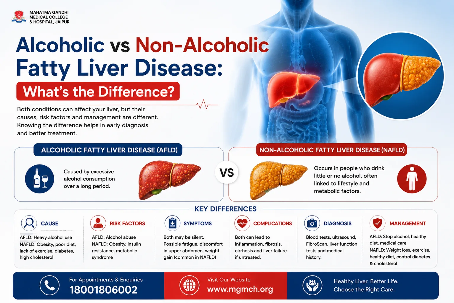 Alcoholic vs Non-Alcoholic Fatty Liver Disease