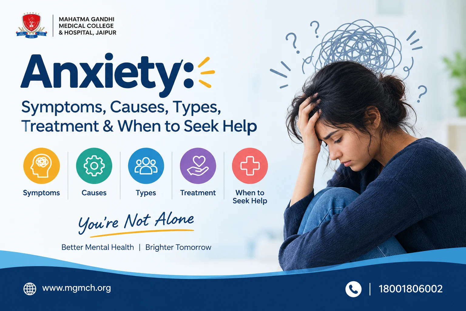 Anxiety: Symptoms, Causes, Types, Treatment & When to Seek Help
